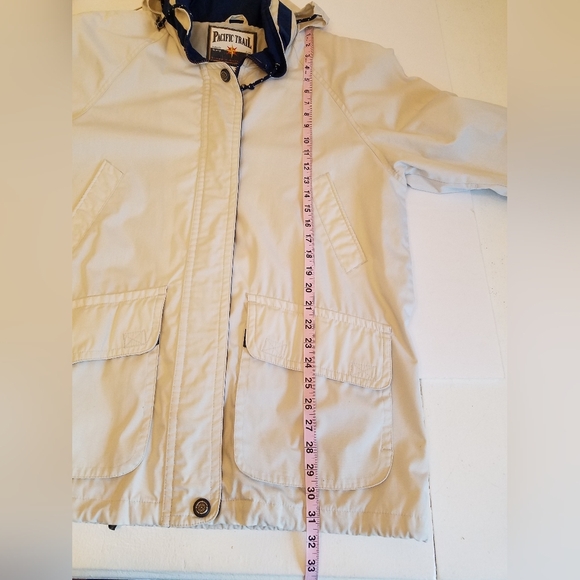 Pacific Trail Women's Jacket with Drawstring Hood Beige Size Large - Picture 11 of 16